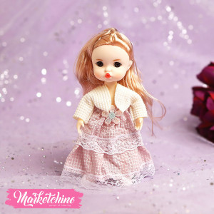 Hard Rubber-Doll-Light Purple Skirt  (16 cm )