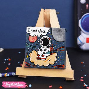 Canvas Mini painted Tableau-I Need Space