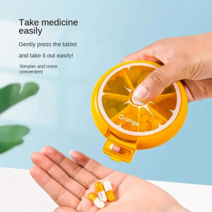 Travel Medicine Organizer-Orange