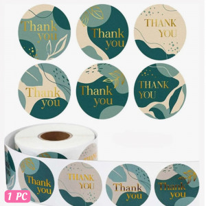 500pcs Thank You Stickers (2.5 cm )