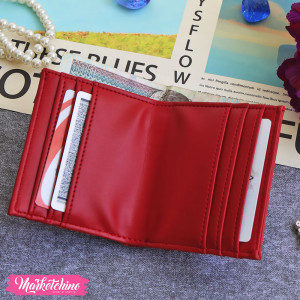 Small Leather Wallet-Brown
