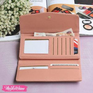 Leather Wallet-Yellow Flower