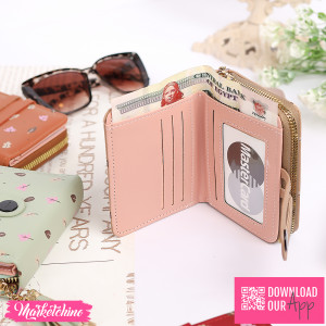 Leather Wallet - Flower