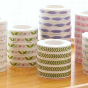 1 Roll Random Pattern Washi Tape 