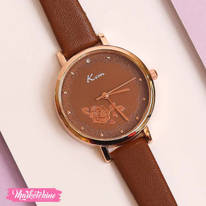 Watch For Women-Brown Flower