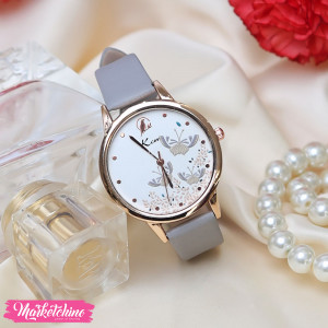 Watch For Women- Gray Butterfly 