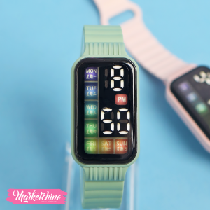 Digital Touch Lighting Watch For Kids-Gray