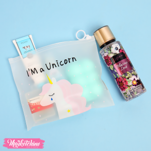 Unicorn Pattern  Waterproof  Storage Bag (21*17 cm )