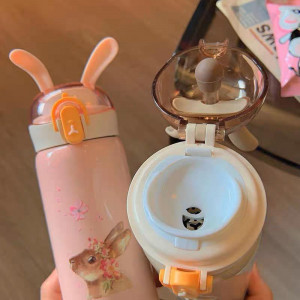 Thermal Mug-Mint Green Rabbit 