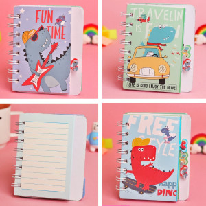 NoteBook-Pink Dinosaur