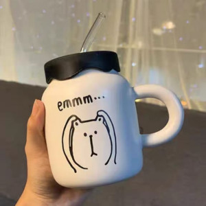 Ceramic Jar Mug-Bunny 1