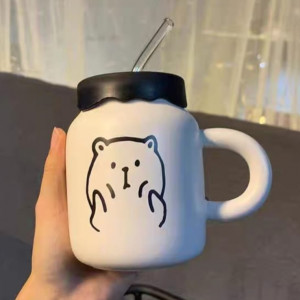 Ceramic Jar Mug-Bunny 2