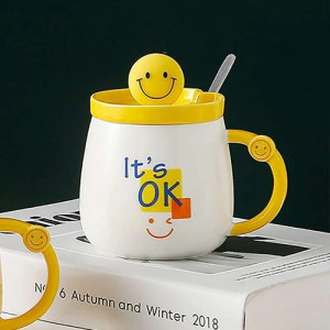 Ceramic Mug With Coaster-Petro Duck