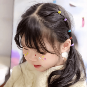 200Pcs Rubber Hair Accessories-Colorful 3