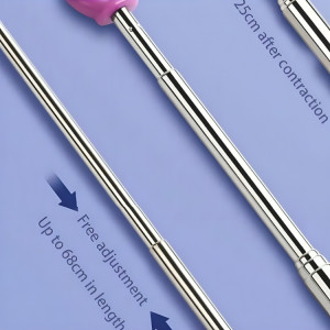 Retractable Pointer Pen for Reading Finger, Teacher Pointer Pen for Blackboard and Piano