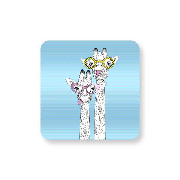 Rubber Mouse Pad-Giraffe