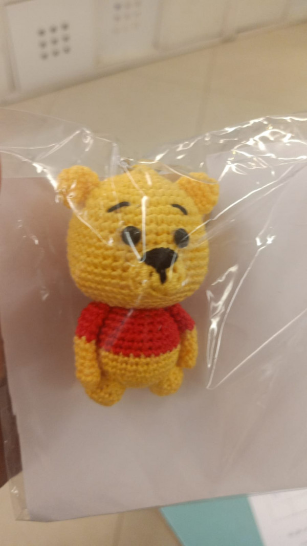 Crochet Keychain-Pooh