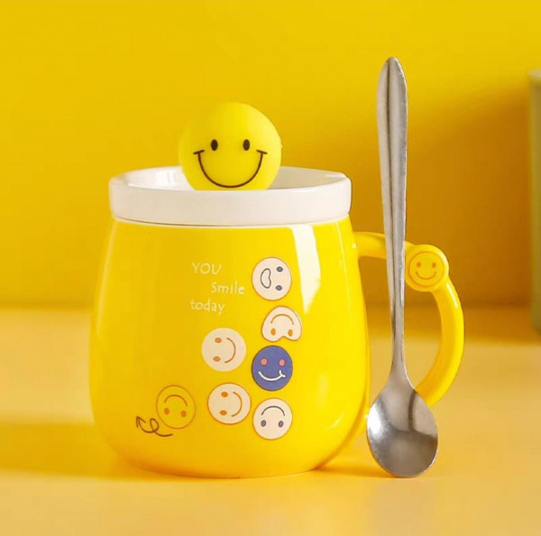 Ceramic Mug With Coaster-Petro Duck