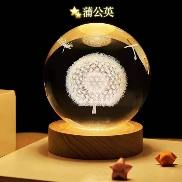 Crystal Ball 3D Plant-Medium
