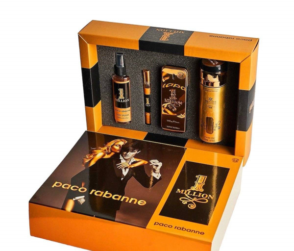 Set Of 4pcs 1 Million Eau de Perfume Gift 
