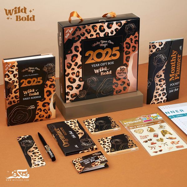 Box Daily planner Mofkera - Wild Bold  ( 2025 )