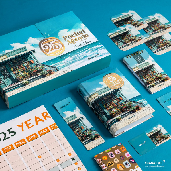 Box  Pocket Agenda - Book Shop ( 2025 )