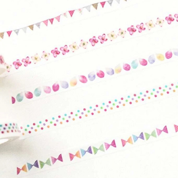 1roll Random Pattern Washi Tape