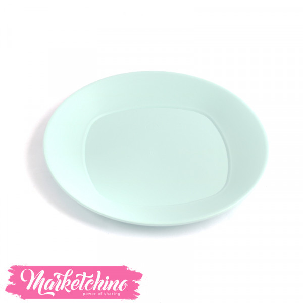 Bager Plastic Service Plate-Baby Blue (Large)