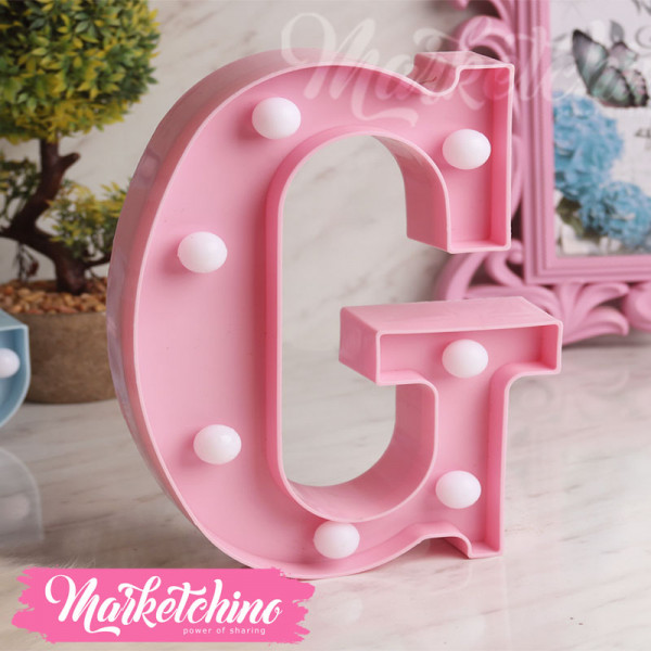 Decorative Letter N-Pink