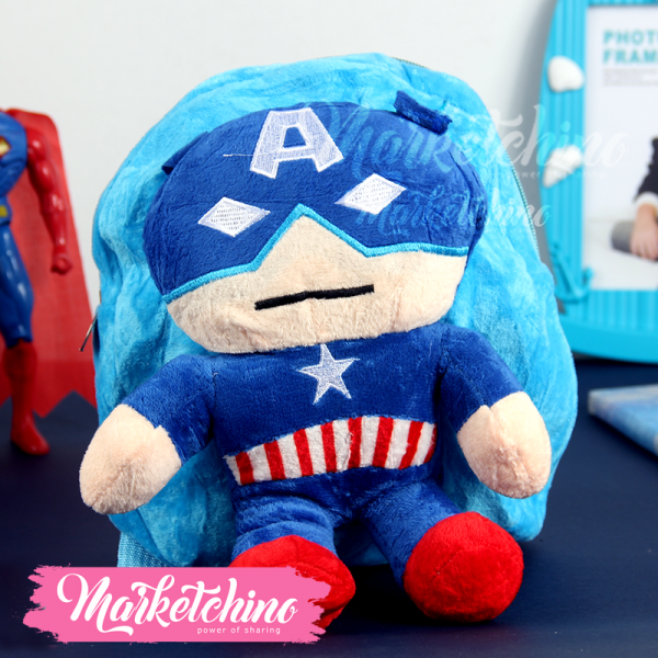 Kids captain america backpack hot sale