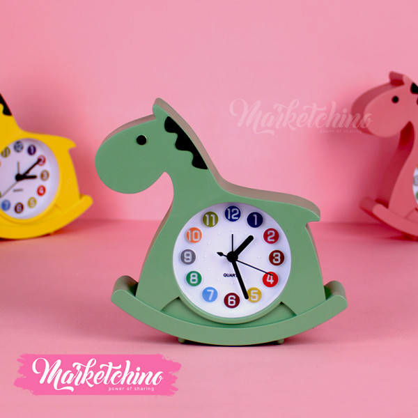 Alarm Clock-Unicorn-Green 
