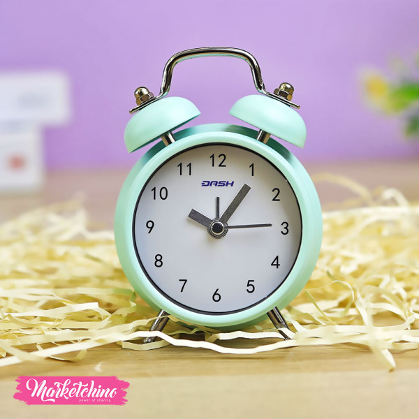 Acrylic Alarm Clock-Mint Green