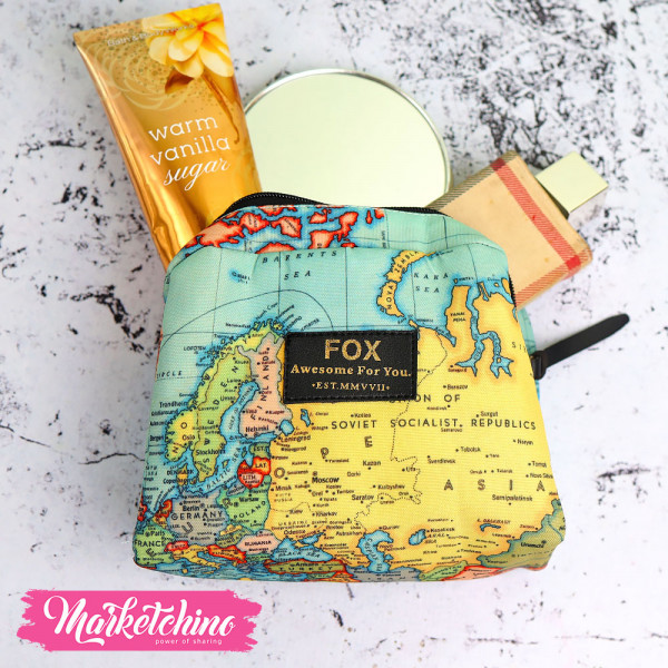 Make Up Bag-map