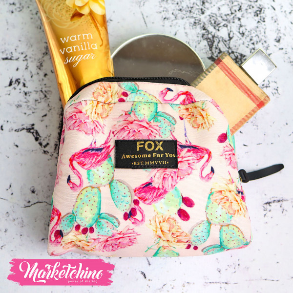 Make Up Bag-Flamingo 