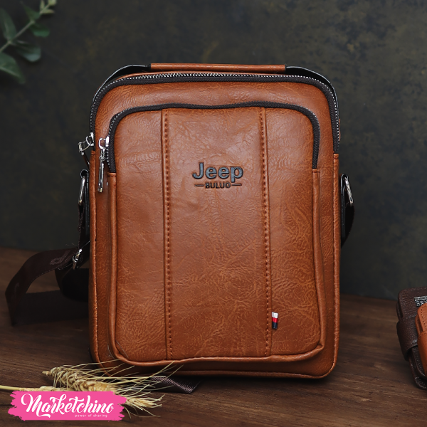 Leather Cross Bag For Men Jeep