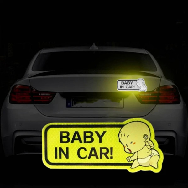 Baby Slogan Graphic Car Sticker