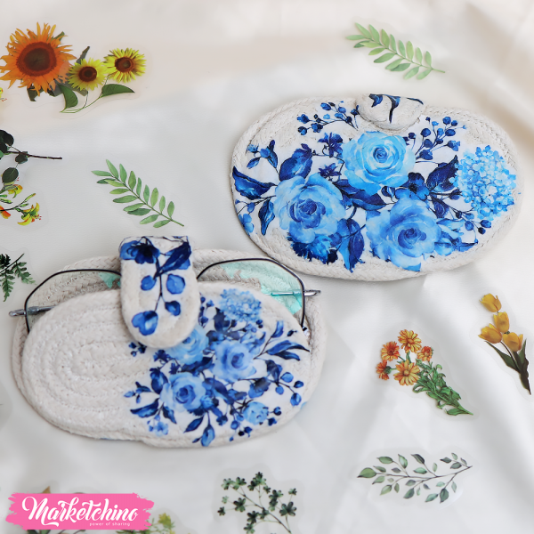 Holder Sunglasses -Blue Flower