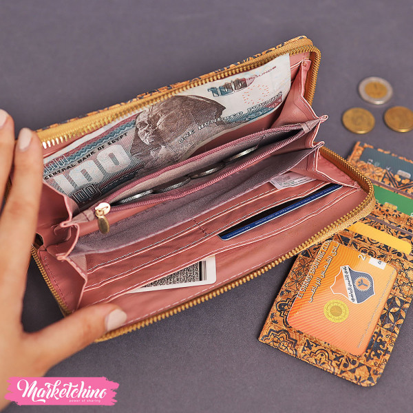 Leather Wallet  - Mandala 