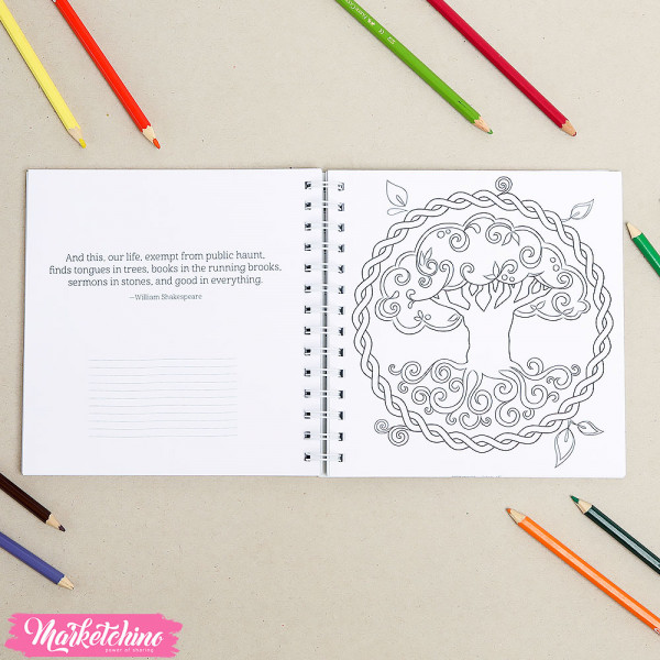 Coloring  Book For Adult - Nature Mandalay 