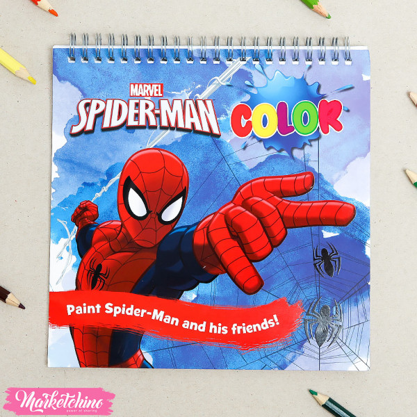 Coloring  Book Spider Man His Friend  For Kids  