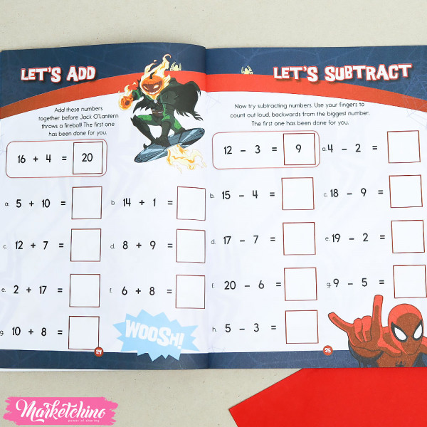 Spider Man  Maths  Practice For Kids  