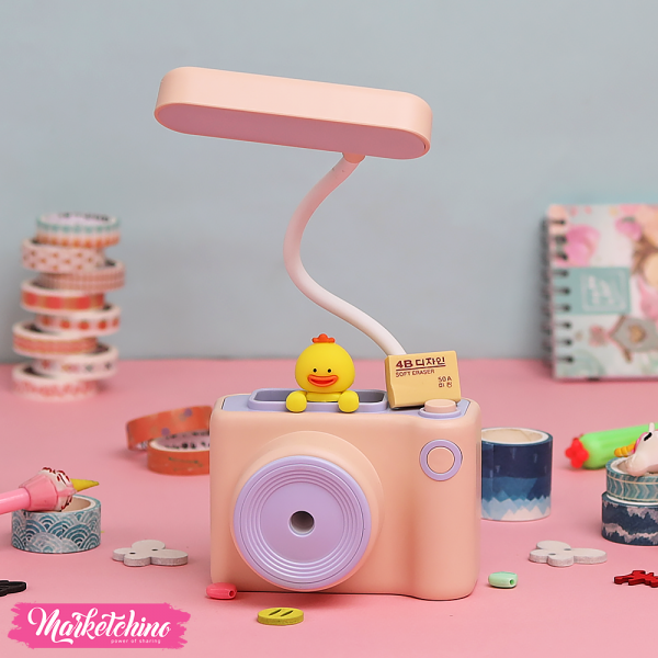 Acrylic Camera Lighting Lamp&Sharpener-Powder Pink 1