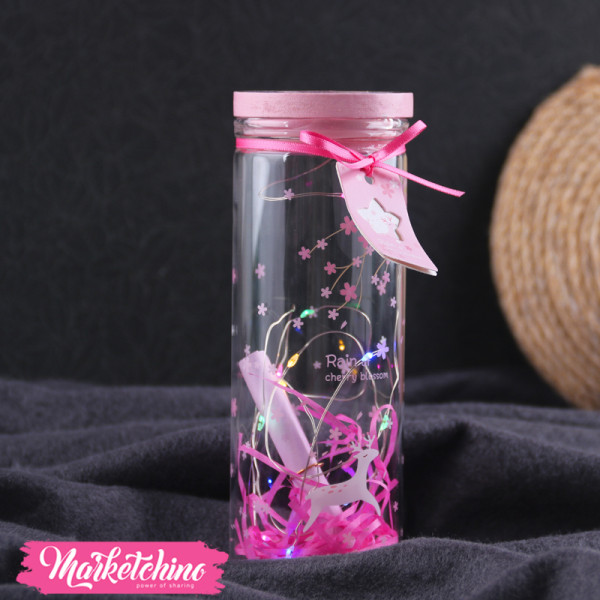 Decorative Letter Bottle-Pink