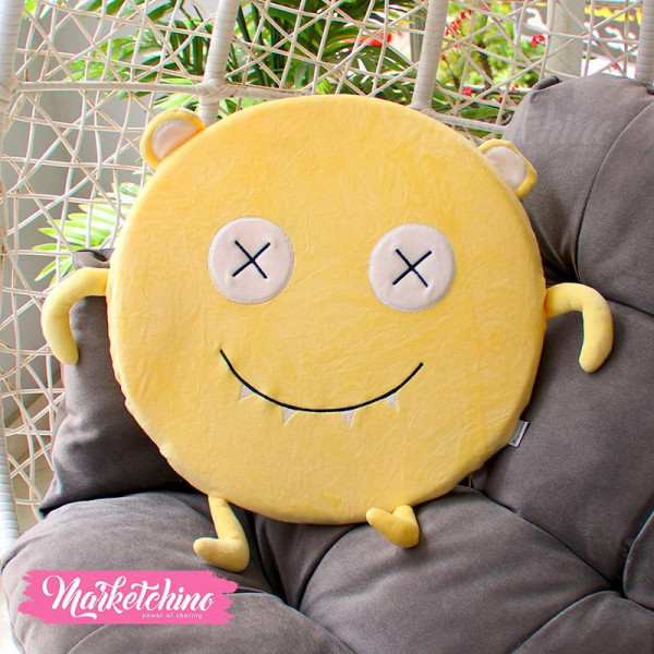 Seat Cushion Monster Yellow