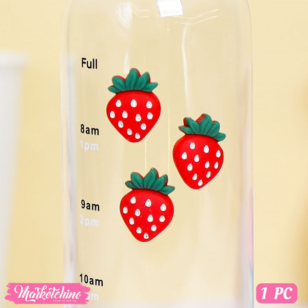 1Pc Hard Silicone 3D Random Attachment - Strawberry