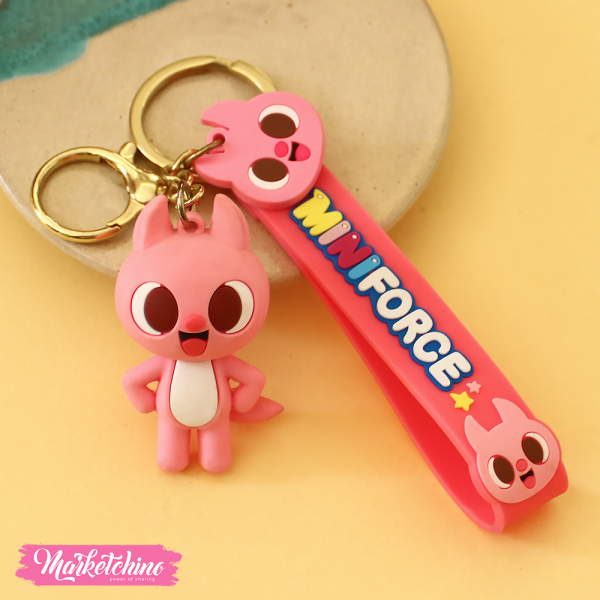 Silicone Keychain Pink Mini Force X Buy best Handmade Products in Egypt with best Prices Marketchino