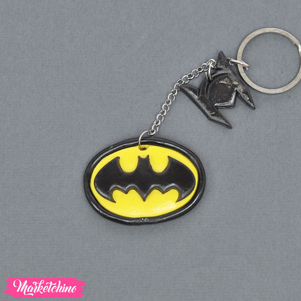 Polymer Clay Keychain - Batman