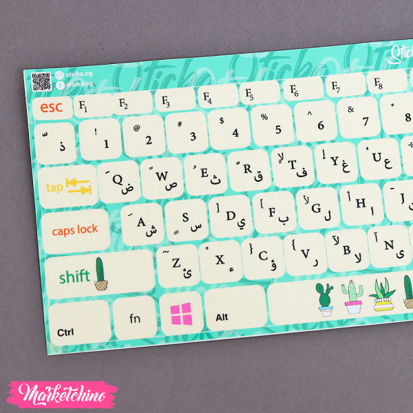 Sticker Laptop-Cactus