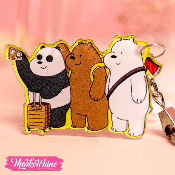 We bare bear keychain cheap