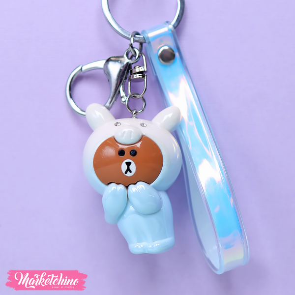 Acrylic Keychain Light Blue Bear Buy best Handmade Products in
